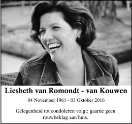 Liesbeth van Romondt - Van Kouwen