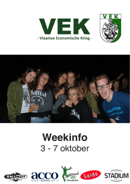 Weekinfo - Vlaamse Economische Kring