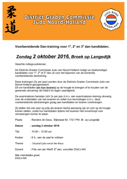 Zondag 2 oktober 2016, Broek op Langedijk - JBN Noord