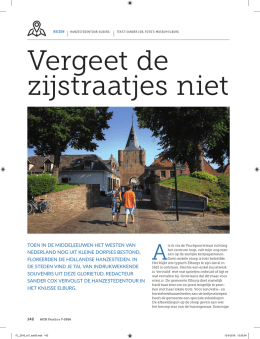 Artikel in ACSI Freelife Magazine over Hanzestad Elburg
