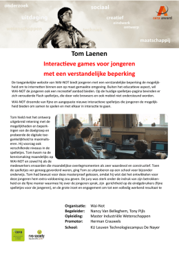Tom Laenen - KU Leuven