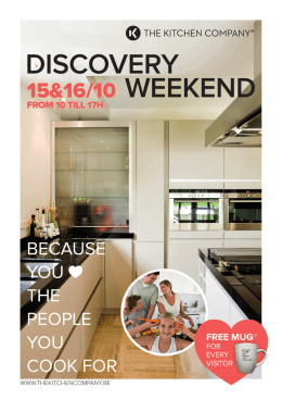 discovery weekend - The Kitchen Company