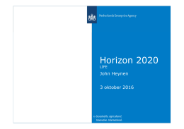 Circulaire economie Horizon 2020