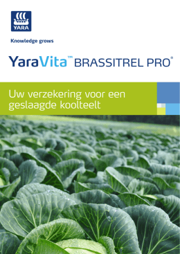 Brochure YaraVita Brassitrel Pro