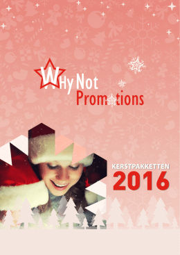 Kerstpakketten - Why Not Promotions