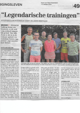 Krant van West-Vlaanderen 1-2 oktober 2016