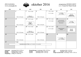 Klik hier voor de maandkalender van oktober 2016
