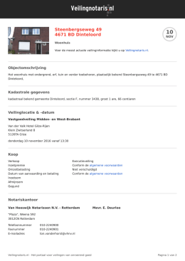Steenbergseweg 49 4671 BD Dinteloord op Veilingnotaris.nl