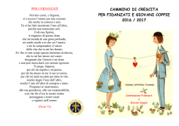 Cammino Fidanzati 2016/2017 - Azione Cattolica Vicentina
