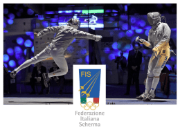 Piano Sponsorship - Federazione Italiana Scherma