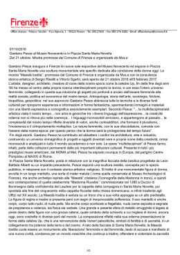07/10/2016 Gaetano Pesce al Museo Novecento e in Piazza Santa