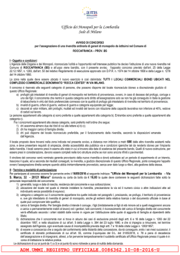 avviso - Agenzia delle dogane e dei Monopoli