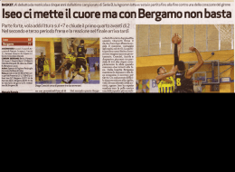 02-10-2016 - Basket Iseo
