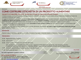 Diapositiva 1 - Azienda Speciale in.form.a.