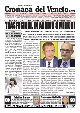 La Cronaca del Veneto 5 ottobre 2016