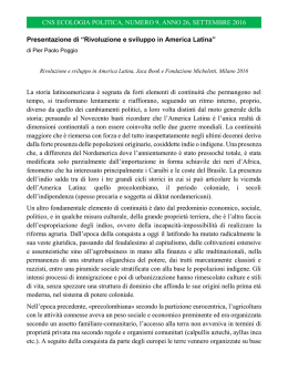 cns ecologia politica, numero 9, anno 26, settembre 2016