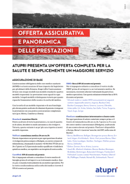 Offerta assicurativa delle prestazioni