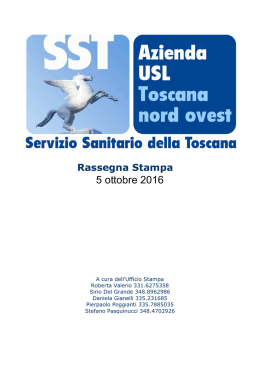 5 ottobre 2016