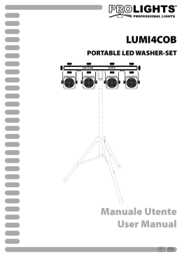 Manuale LUMI4COB - Audio-luci