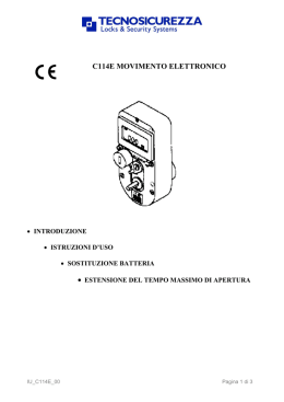 c114e movimento elettronico