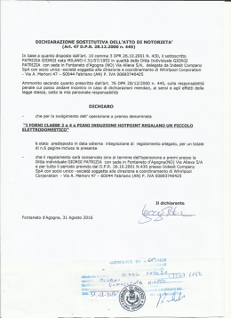 LEGGI IL REGOLAMENTO(Apre una nuova finestra)