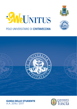 polo universitario di civitavecchia - Universit&agrave; degli Studi della Tuscia