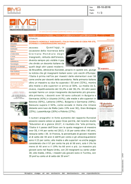 1 / 3 05-10-2016 - L`Eco della Stampa » Media Intelligence