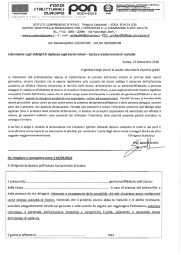 MODULO GENITORI