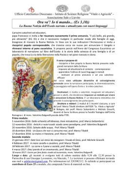 scarica volantino - Parrocchia Ss Nicol&ograve; ed Agata Zola Predosa