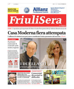 Casa Moderna fiera attempata - Friuli Sera il quotidiano del giorno