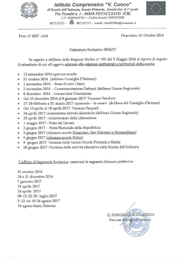 01.10.16 - Istituto Comprensivo