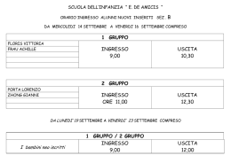 SCUOLA DELL`INFANZIA &ldquo; &ldquo;