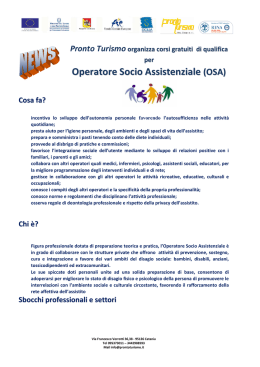 Operatore Socio Assistenziale - Catania