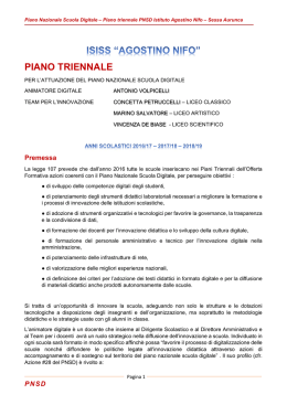 piano triennale - home page isissanifo.it