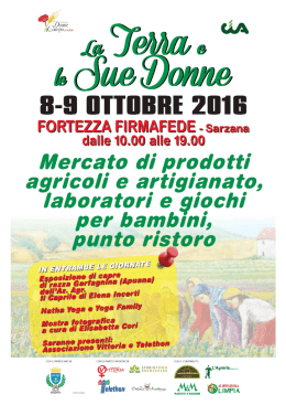 - programma La terra e le sue donne 2016