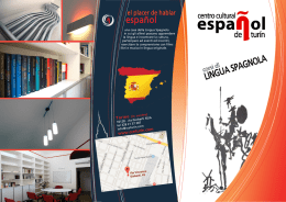 Brochure Corsi in PDF - Centro Cultural Español de Turín