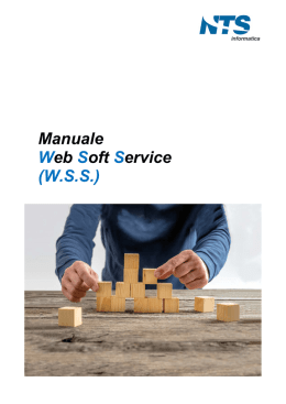 Manuale Web Soft Service (WSS)