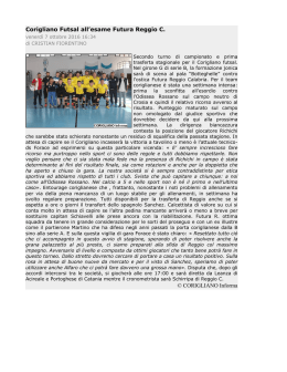 Corigliano Futsal all`esame Futura Reggio C. © CORIGLIANO Informa