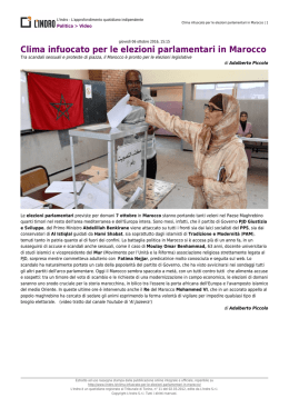 Clima infuocato per le elezioni parlamentari in Marocco