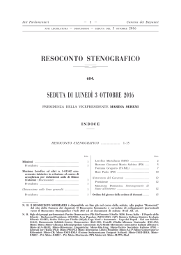 Atti Parlamentari - Camera dei Deputati