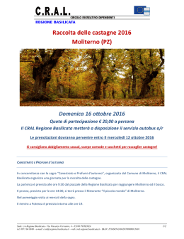 Per maggiori informazioni consulta il Foglio notizie - Cral