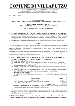 0 - Manifestazione interesse - Regione Autonoma della Sardegna