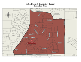 John Ehrhardt Elementary School Boundary Area