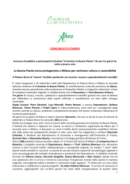 Comunicato stampa post evento 19/09/2016