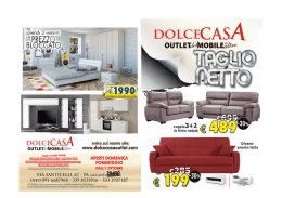 volantino - Dolce Casa Outlet