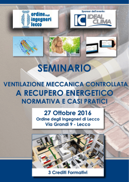 seminario - Ordine degli Ingegneri della provincia di Lecco
