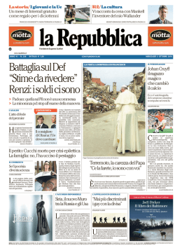 La Repubblica - 05 Ottobre 2016