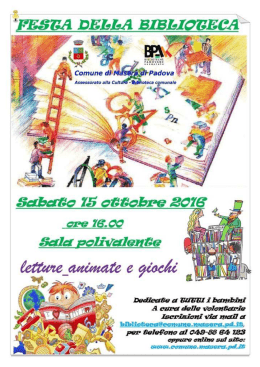 festa biblioteca 2016
