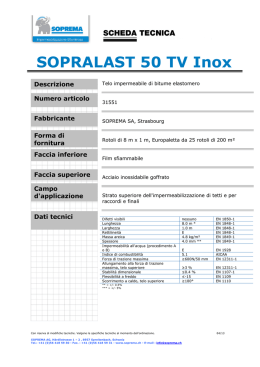 SOPRALAST TV Inox 31551 d I