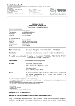 Leggi il regolamento completo